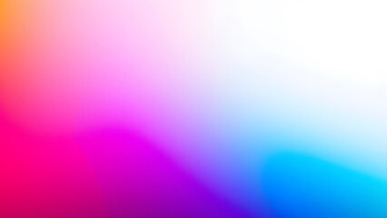 Vibrant gradient blur transition from orange pink to blue white soft fade