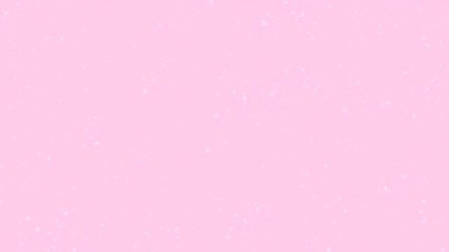 Fine moving particles light pink background stop motion video