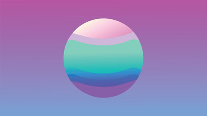 Dreamy gradient banner with cool cyan and lavender hues and gentle blur effect