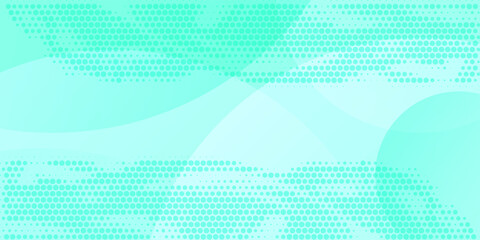 Abstract green wave background. Fluid shapes composition. vector design concept.