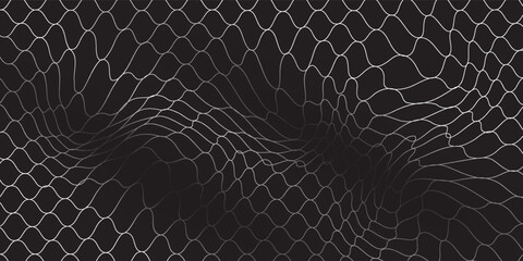 Mesh texture for fishing nets. Seamless pattern for sportswear or soccer goal, volleyball net, basketball hoop, hockey, athletics. Abstract net background for sports © Asmai