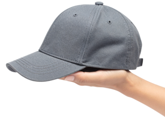 hand with grey cap isolated object
