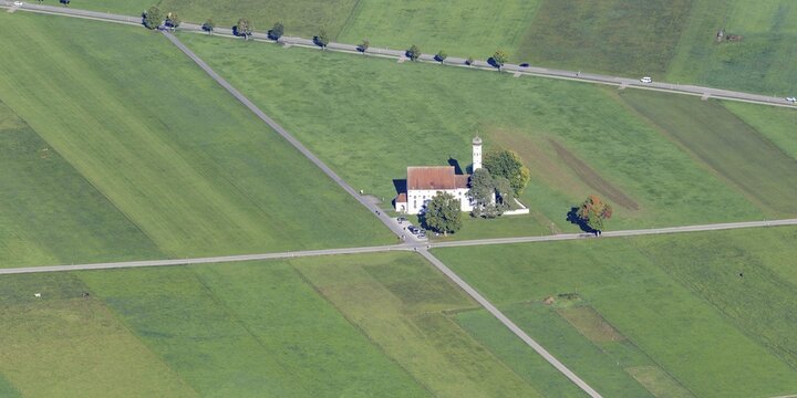 Wallfahrtskirche St. Coloman, K&ouml;nigswinkel, Ostallg&auml;u, Allg&auml;u, Bavaria, Germany