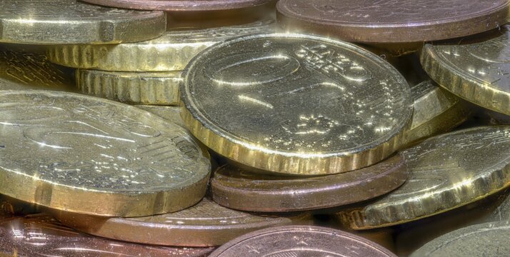 Euro coins