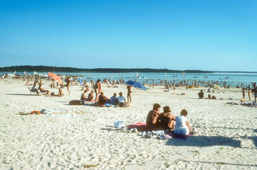 plage, lac du Parc naturel régional de la forêt d'Orient, 10, Aube, région Champagne Ardenne;...