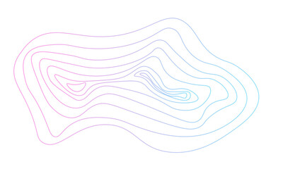 Vector illustration of abstract line