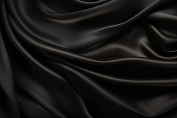 Obraz premium dark black cloth background