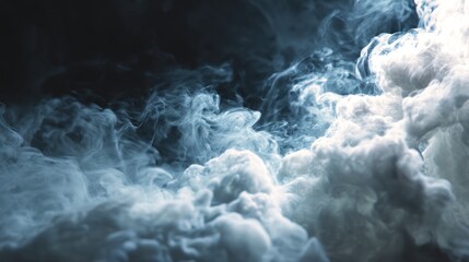 Smoke clouds abstract