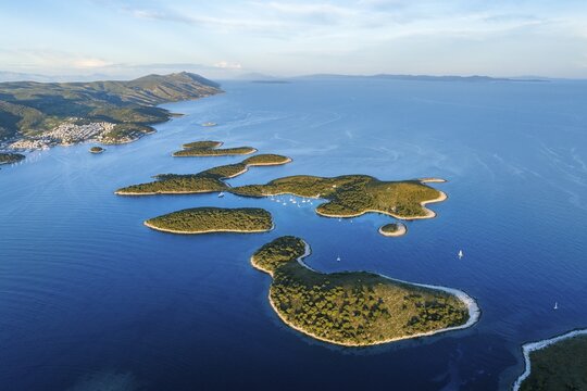 Pakleni or Paklinski Islands off the island of Hvar, Dalmatia, Croatia