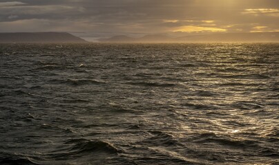 Sea near Boltodden, Spitsbergen, Svalbard, Norway
