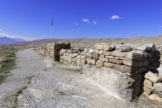 Ruins of the Urartian citadel of Cavustepe, Van, Turkey