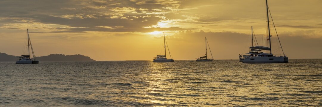 Sunset, Koh Mook Island, Andaman Sea, Thailand, Southeast Asia