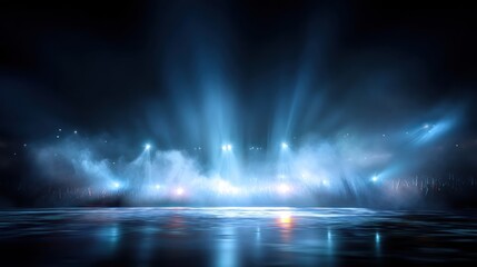 Dramatic night lighting