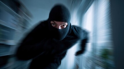 Running thief indoor