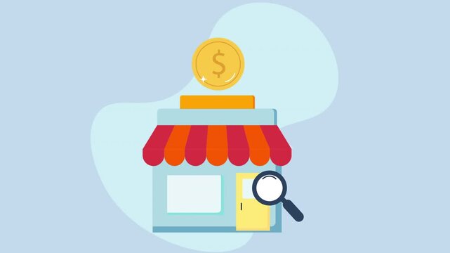 Analyzing Small Business Investment and Financial Growth Concept.