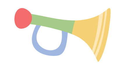 Colorful children toy trumpet noisemaker