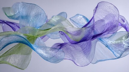 Abstract Flowing Colors