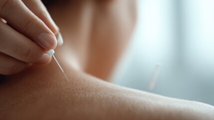 Calm acupuncture session