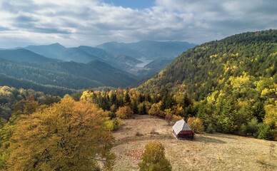 Scenic Landscape with Zaovine Lake from Zmajevac Viewpoint