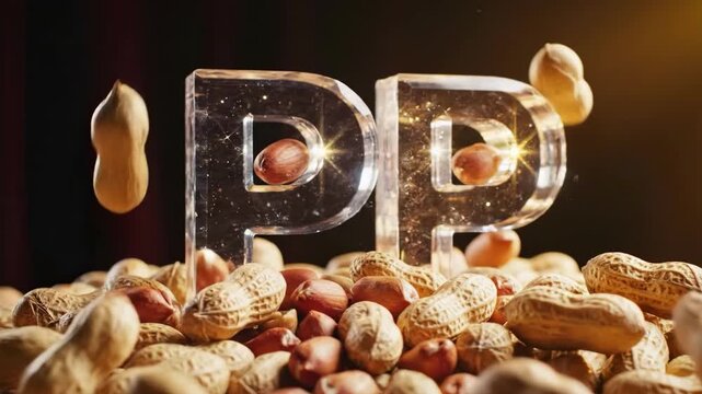 High-Quality Product Photos of Peanuts and PP Alphabet Letters