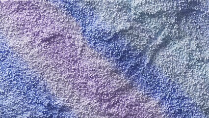 細かい粒子で構成された紫の模様