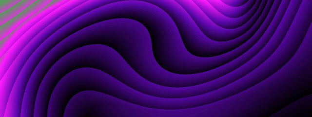 Bright violet neon light background. Abstract purple pink swirl wave. Glitch art trippy digital screen. Geometric tech Backdrop. banner. Template. Luxury gradient texture. Card. wallpaper. Web page