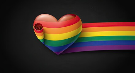Celebrate Pride with vibrant rainbow heart art, a powerful symbol of love, diversity, and inclusion for modern designs and impactful social campaigns
