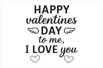 Happy valentines day message with hearts and wings a self love celebration