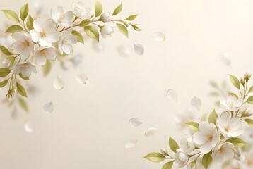 cherry blossom on a white background