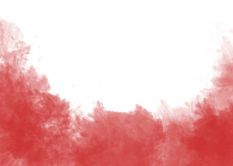 Abstract red watercolor background texture with copy space for love and design