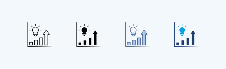 Productivity Improvement Multiple Icon Illustration Vector