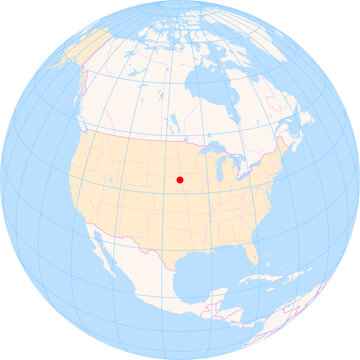 Location Map of Sioux Gateway Airport&nbsp;(Brig. General Bud Day Field) (Sioux City, Iowa, United States). IATA-code: SUX. No labels at all.