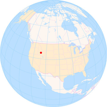 Location Map of Friedman Memorial Airport (Hailey, Idaho, United States). IATA-code: SUN. No labels at all.