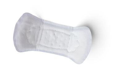 White panty liner isolated on transparent background