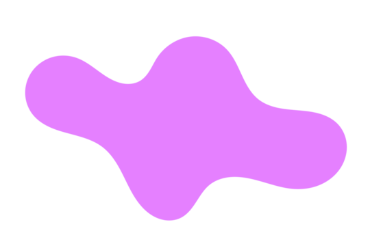 Pink abstract blob shape - Powered by Adobe