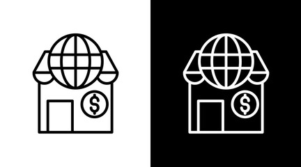 Ecommerce White Icon Set Vector 