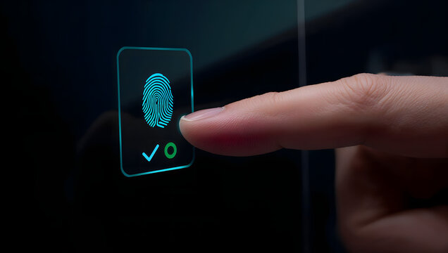 Finger Scanning Biometric Security Access for Digital Verification