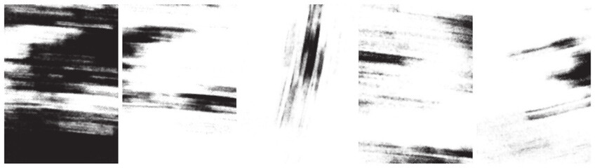 Grunge halftone texture set. halftone pattern background illustration.