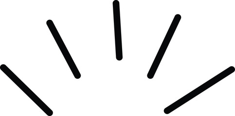 Abstract Radial Lines Burst explosion