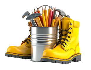Tools and Boots for Building Projects