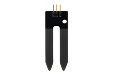 Soil moisture sensor measuring device transparent background