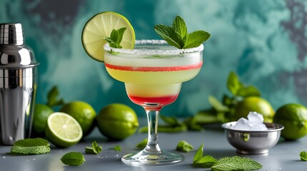 Margarita: popular Mexican cocktail made with tequila, National Margarita Day.