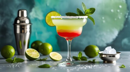 Margarita: popular Mexican cocktail made with tequila, National Margarita Day.