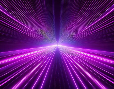 abstract background bright neon rays and glowing lines purple creative wallpaper - Powered by Adobe