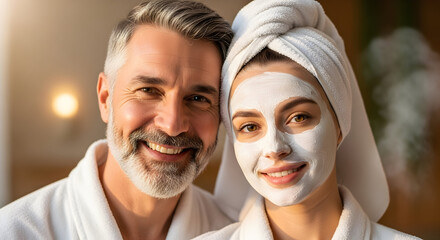 Couple's Radiance A Symphony of Wellness Togetherness in Age A Bonding Rituals of Self Care Bliss A Spa Day Sanctuary for Love & Aging Gracefully A Harmony of Pampering