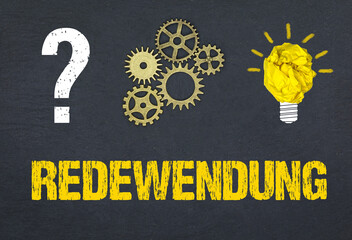 Obraz premium Redewendung 