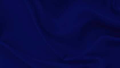 Fototapeta premium Deep rich navy blue fabric texture with subtle folds and shadows creating a luxurious and elegant background