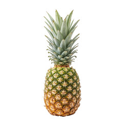Fototapeta premium Fresh Pineapple Showcasing Vibrant Colors and Unique Texture in a Clean Setting