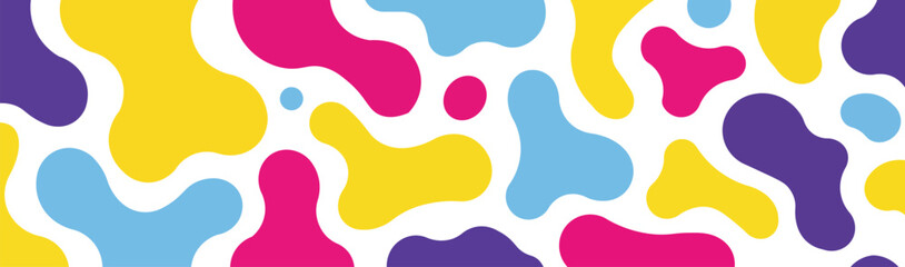 Collection of Fluid Colorful Shapes Isolated on Transparent Background Vector Set of Abstract Irregular Blob Liquid Elements for Design