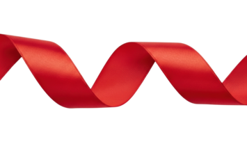 Creative ribbon twists graphic design minimalist